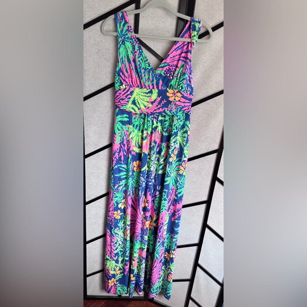 Lilly Pulitzer Sloan Vibrant Tropical Maxi Dress